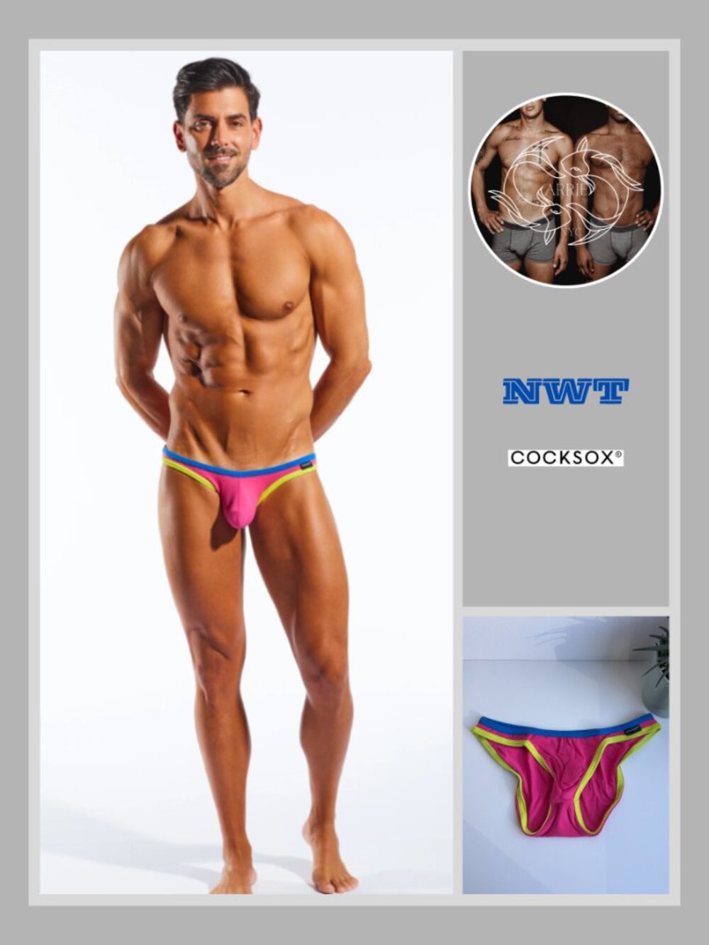 Cocksox - Brief in Club Pink (M)